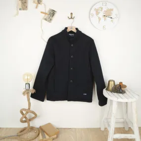 Brannec, blouson hiver homme en drap tricoté - Maison Le Glazik