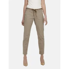 Pantalon chino droit evelyn beige femme - Only | wimod
